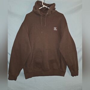 Find The Good Hoodie Embroidered Front Logo Back Graphic Sz L Unisex